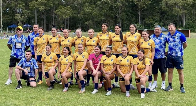 Central Coast Indigenous Mariners under 14 Girls are defending champions.